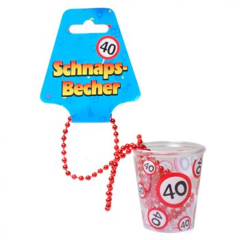 Nyakba Akasztható Felespohár 40. Születésnapra