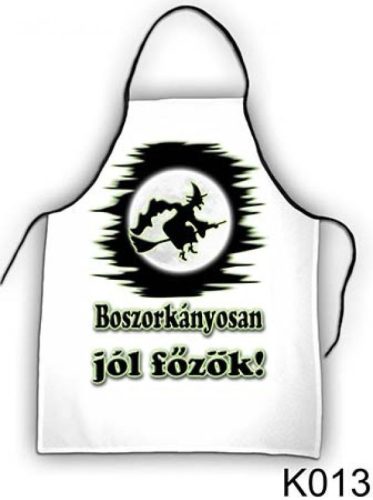 Kötény - Boszorkányosan jól főzök!