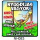 Hűtőmágnes - Nyugdíjas Vagyok