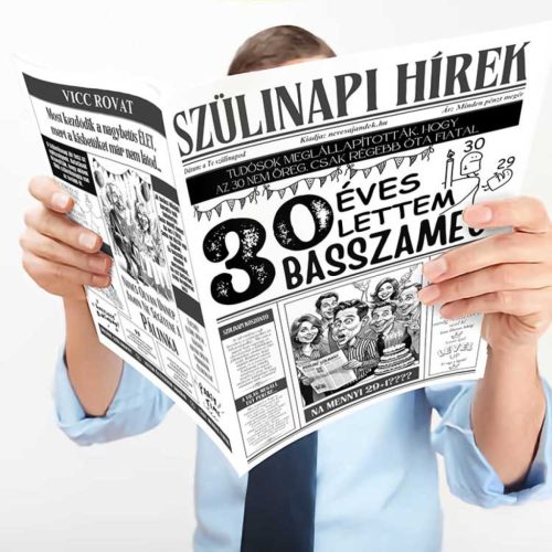 Vicces Születésnapi Újság - 30.