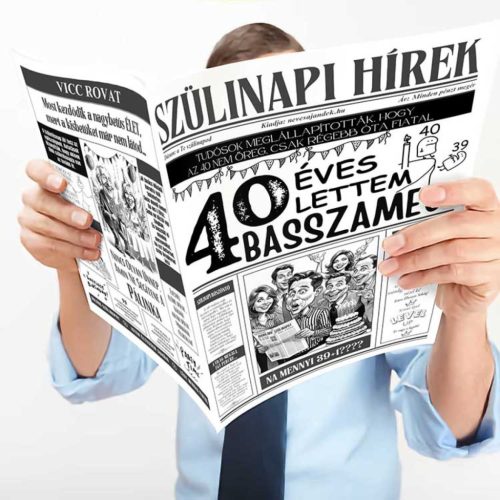 Vicces Születésnapi Újság - 40.