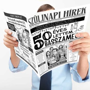 Vicces Születésnapi Újság - 50.