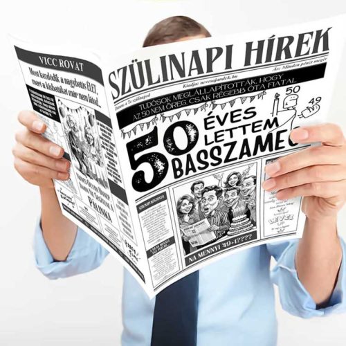 Vicces Születésnapi Újság - 50.