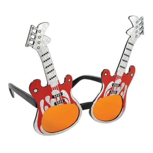 Láng Mintás, Piros Ezüst Gitár Szemüveg