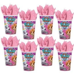 Parti Pohár - Mancs Őrjárat - Paw Patrol Pink - 266 ml, 8 db-os