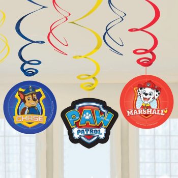   Függő Dekoráció - Mancs Őrjárat - Paw Patrol 2018 Spirális függő 6 db-os