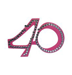 Parti szemüveg - Rózsaszín 40-es Számos Szülinapi