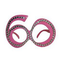 Parti szemüveg - Rózsaszín 60-as Számos Szülinapi