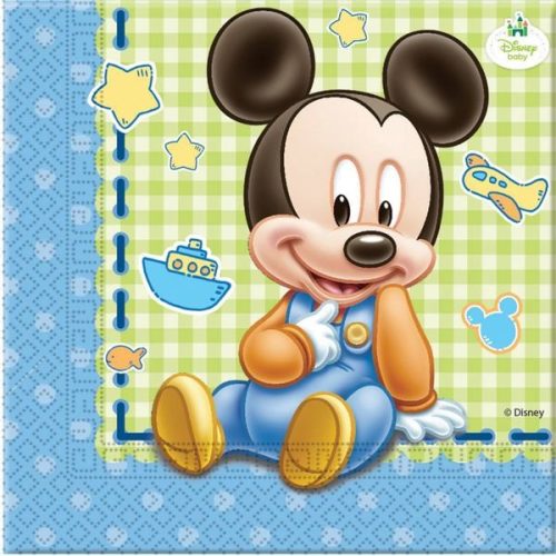 Szalvéta - Mickey Baby Parti - 20 db