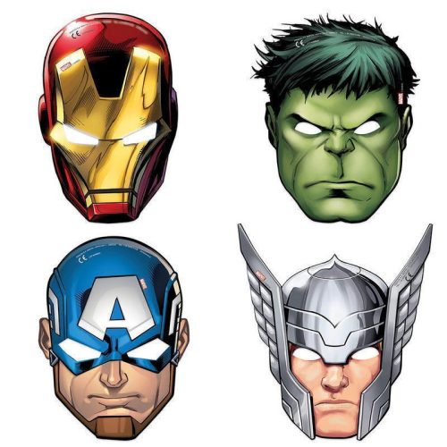 Maszk - Mighty Avengers - Bosszúállók, 6 db-os