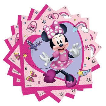  Szalvéta - Minnie Egér - Minnie Junior - 33 cm x 33 cm, 20 db-os