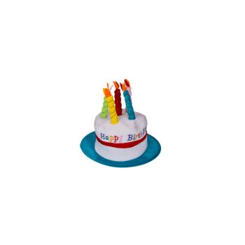   Vicces Születésnapi Plüss Kalap Gyertya Dísszel 30 X 27 Cm