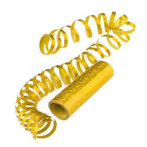 Szerpentin Arany Metál Színben, 400 cm-es