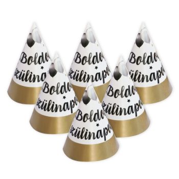   Parti Csákó - Boldog Szülinapot! Elegáns Léggömbös 6 db