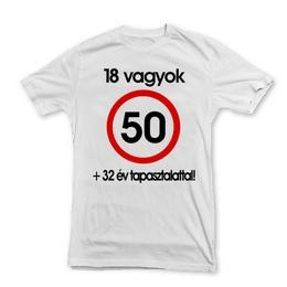 Nem vagyok 50... Szülinapi Számos Póló - M