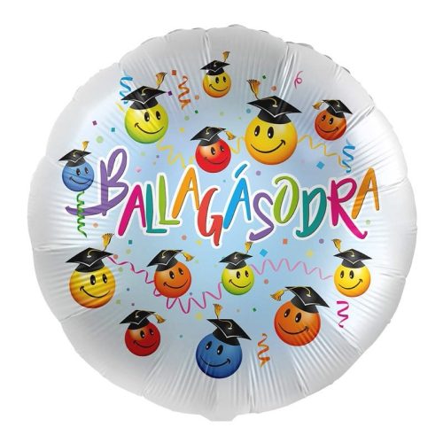 Fólia Lufi - Ballagás - Smile Face - 46 cm