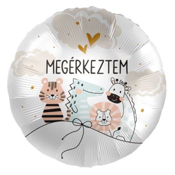 Fólia Lufi - Babaváró - Megérkeztem - 43cm
