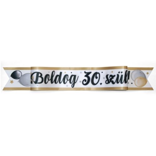 Elegáns Vállszalag - Boldog 30. Szülinapot