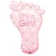 Fólia Lufi - Babaszületés - It's a Girl Foot - (Láb) - 82cm