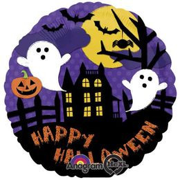 Fólia Lufi - Spooky Halloween Scene - 43cm