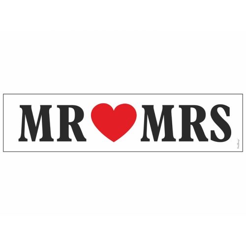 Rendszámtábla - Mr és Mrs Szíves Esküvői