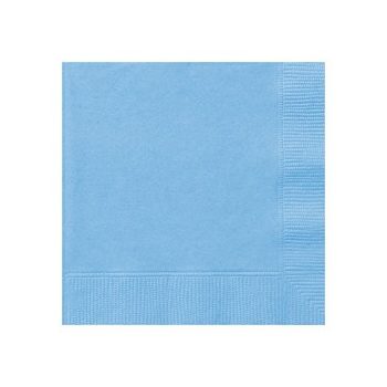   Egyszínű Szalvéta - Világoskék - 33 cm x 33 cm, 20 db-os