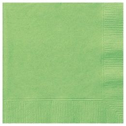 Egyszínű Szalvéta - Lime Zöld  - 33 cm x 33 cm, 20 db-os