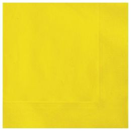 Egyszínű Szalvéta - Napsárga - 33 cm x 33 cm, 20 db-os