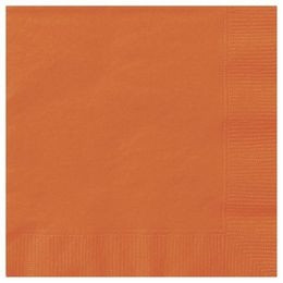 Egyszínű Szalvéta - Narancssárga - 33 cm x 33 cm, 20 db-os