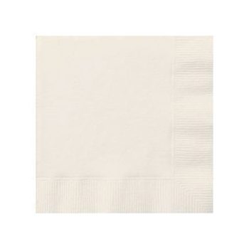 Egyszínű szalvéta - Krém - 20db-os