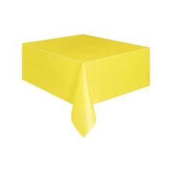 Asztalterítő - Napsárga Műanyag - 137 cm x 274 cm