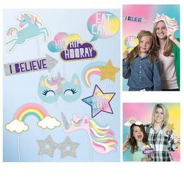 Kiegészítő Szett Fotózáshoz - Egyszarvú - 10 db-os