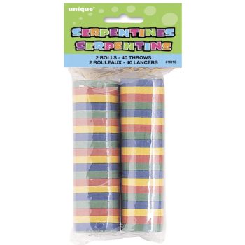 Szerpentin - Színes Papír - 2 db/csomag