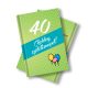 Születésnapi Könyv 40. Születésnapra Idézetekkel, Fotókkal 11 X 15 cm-es
