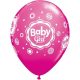Gumi Lufi - Csomag -  Babaszületés - Baby Girl - Rózsaszín - 28cm