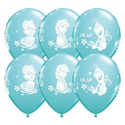 Gumi Lufi - Csomag - Jégvarázs - Frozen Anna, Elsa, Olaf Carribean Blue (6 db/csomag)