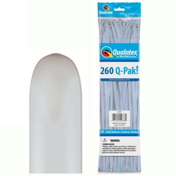 Modellező Lufi - Szürke Q-Pak - Normál -  50 db