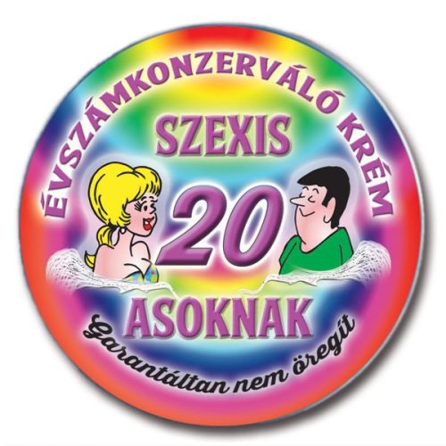 Évszámkonzerváló krém - 20