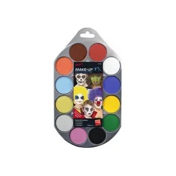 Arcfesték paletta, 12 színnel