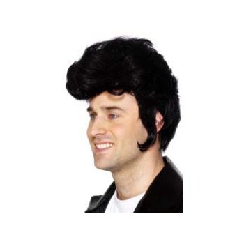 Fekete Rocksztár Férfi Parti Paróka